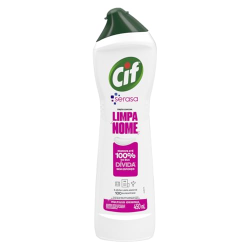 Cif Cremoso Limpeza Milagrosa Remove 100% Da Sujeira 450 Ml