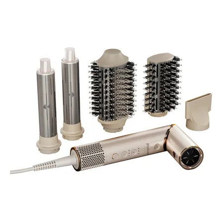 Secador De Cabelos Philco psc3500 4 Em 1 dobrável motor bldc Prateado Bege 220v