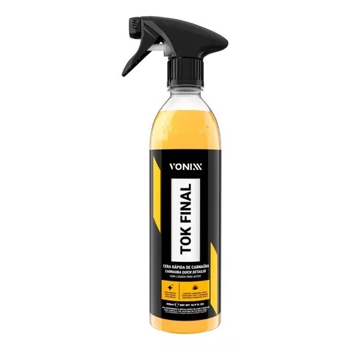 Cera Carnaúba Proteção Automotiva Tok Final Spray 500ML Vonixx