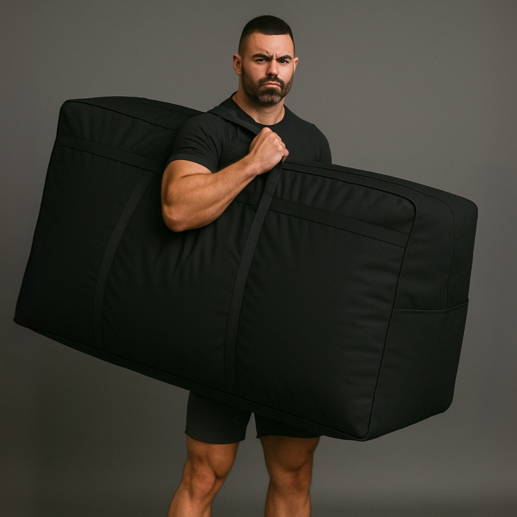 Bolsa Viagem Mudança Super Grande Sacolão Gigante 108 Mala MegaBolsa Super Grande - 138 litros