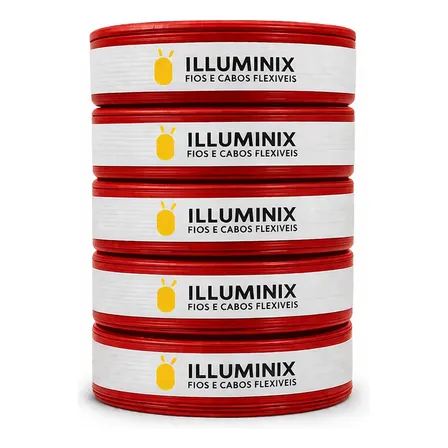 Cabo Flexivel 2,5mm Rolo Com 100 Metros 750v Fio Unipolar