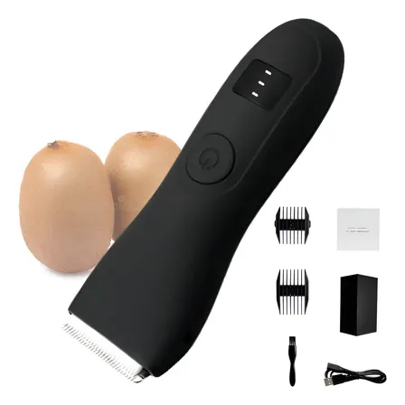 Barberpro Íntimus Aparador De Pelos A Prova Dágua Pro Max Preto 110v/220v