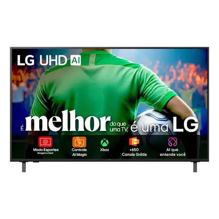Smart Tv LG Uhd Ai Ua85 55 Polegadas Hdr10 Pro Processador 7 Ai Ger 8 Webos 25